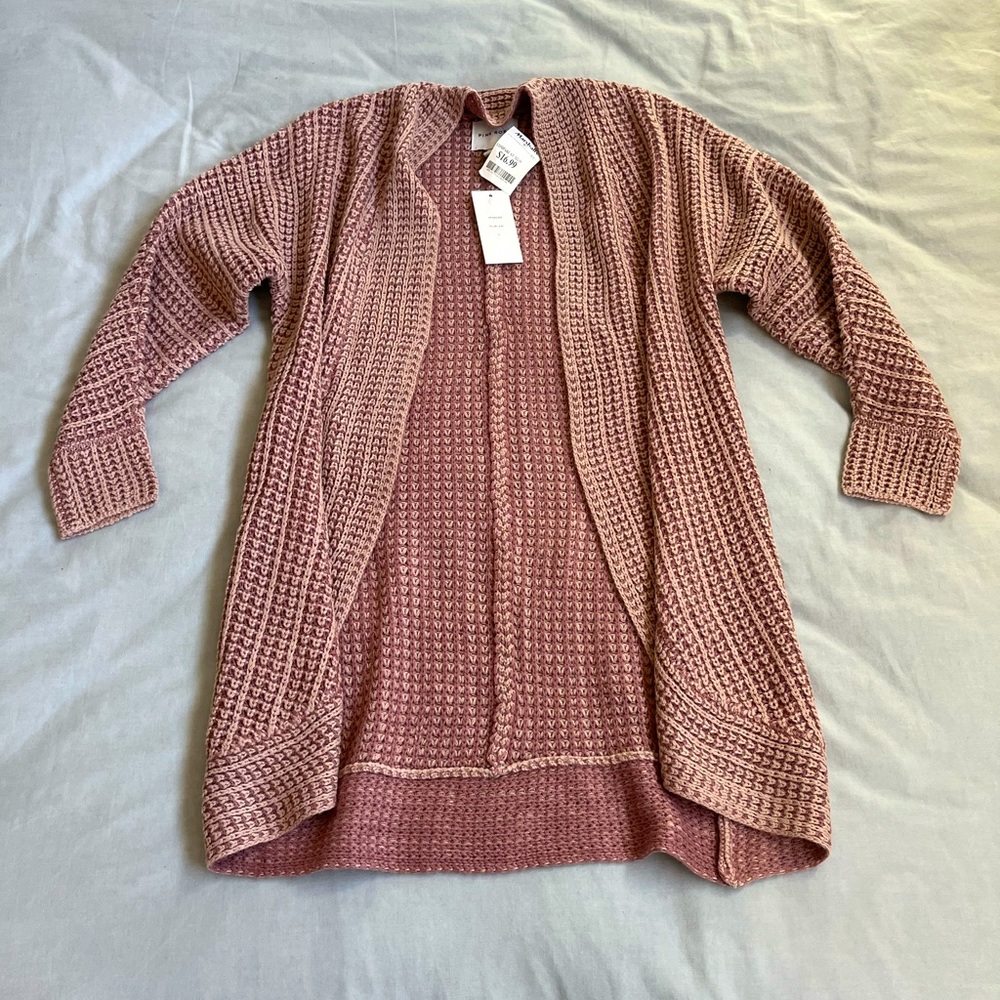 🌻BRAND NEW🌻 Pink Knit Cardigan (3/4 sleeve)